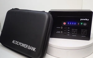 Powkey HP200 Portable Power Bank station 200 Watt AC 4 USB Outlets w/ case 146WH - Picture 1 of 3