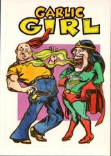1983 Donruss Zero Heroes Vintage Sticker #48 Garlic Girl 