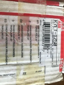 TERMINALES ABB K7ET-1250 FT EXTENDIDO S7 1250A - Imagen 1 de 3