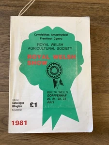 Royal Welsh Agricultural Society Official Royal Welsh Show 1981 Welsh Pony & Cob - Picture 1 of 20