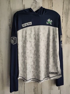 Sudadera con Capucha Notre Dame Coliseo Atletismo Ártico Camuflaje OHT Lucha Irlandesa Grande  Foto 1 de 4