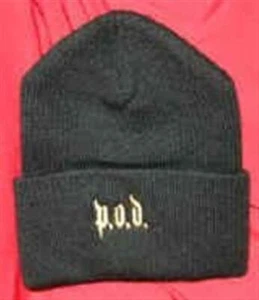 P.O.D. Gorro de punto bordado *Nunca usado*  - Imagen 1 de 2