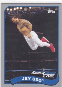 JEY USO 2018 TOPPS WWE HERITAGE SILVER PARALLEL #13/25 #33 SMACK DOWN - Picture 1 of 1