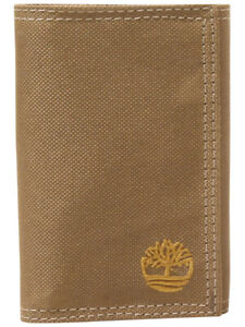 Timberland Men's Wallet Tri-Fold Embroidered