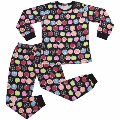 A2Z 4 KIDS® Kinder Mädchen Jungen Obst Print Schlafanzug Kinder Schlafanzug 2-teilig Baumwolle Set Nachtwäsche