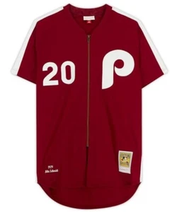 MLB Mitchell & Ness Philadelphia Phillies #20 Baseball Jersey New Mens S $300 - Picture 1 of 4