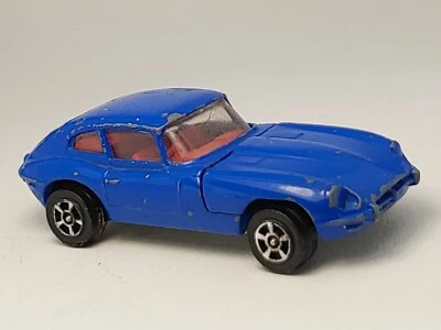 Vintage 1973 Corgi Growlers Jaguar E Type 2+2 Whizzwheels Blue Opening Hood - Image 1 of 4
