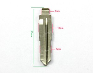 Uncut Blank Key Blade Replacement For Kia Carnival Daewoo Toyota Hiace Flip Key