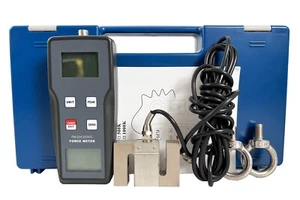 Medidor de fuerza de tracción digital Medidor de fuerza de empuje con ±200 kgf ± 1960N ± 2200 lbf - Imagen 1 de 16