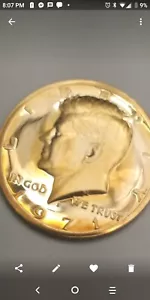 MG'zY π© " 1971 S Proof 50Β’ Kennedy " S.U.P TONED π₯ Deep Mirrors BU - Picture 1 of 6