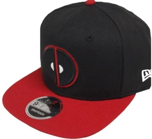 New Era Deadpool Black Red Marvel Comics Snapback Cap 9fifty Limited Edition New - Picture 1 of 2