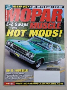 Mopar Muscle Magazine October 2003 Challenger Charger Cuda Dodge Ram Hemi Dart - Picture 1 of 3
