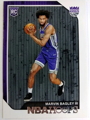 2018 18 Panini NBA Hoops Marvin Bagley III Rookie RC #258, Sacramento Kings - Image 1 of 3