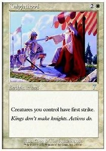 *MRM* FR/VF Chevalerie - Knighthood MTG 7ED - Imagen 1 de 1
