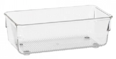 4x Interdesign LINUS MODULAR DRAWER ORGANISERS 8.1x16.3x5.1cm Non Slip Footpads - Image 1 of 4