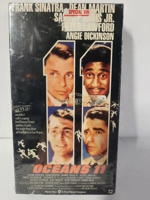 OCEANS 11 FRANK SINATRA DEAN MARTIN SAMMY DAVIS 1960 ORIGINAL VHS NEW & SEALED Foto 1 de 3