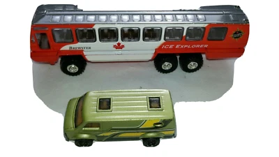 MODELLINO PULMA ICE EXPLORER + FURGONE MATTEL CHEVY VAN 1:74 - Immagine 1 di 4