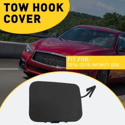 Tapa de cubierta de ojo de gancho de remolque para parachoques delantero para Infiniti Q50 2014-2017 622A1-4GA0A EE. UU. Foto 1 de 4
