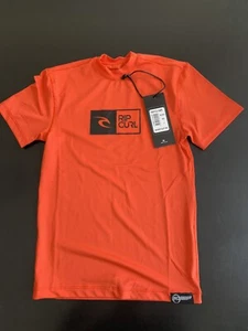 RIP CURL Surf Boys Size 2 UPF50+ SWIM WATER SHIRT STRETCH NYLON SPANDEX NWT - Picture 1 of 6