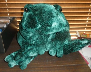 Animal Alley Green Frog Toad Plush 2000 Spotted 36”! - Picture 1 of 6