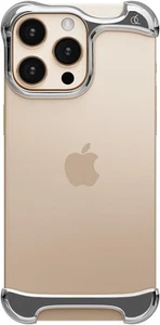 Arc Pulse Aluminum Polished Silver Phone Case Compatible with iPhone 16 Pro Max - Photo 1 sur 6