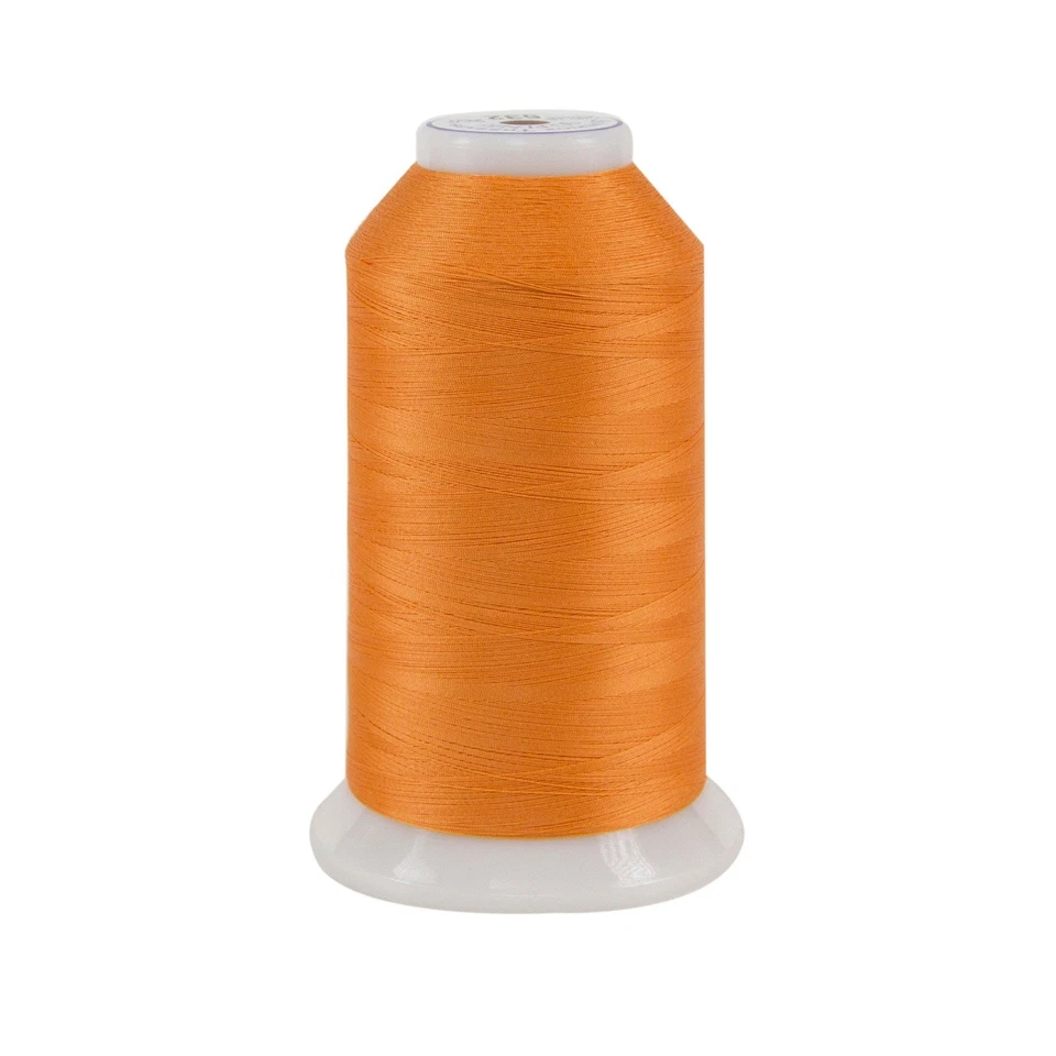 3280 YD Orange Julius Polyester Thread Cone 50 Weight Lint Free Crafting Sewing - Image 1 of 1
