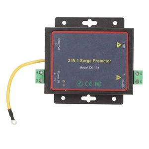 Surge Protector 2 In 1 Network Surge Protector POE Power Supply Surge Arreste CB - Afbeelding 1 van 24