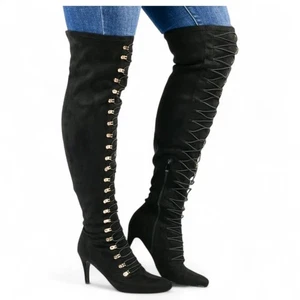 Journee Collection Women's Wide Calf Trill Boots (Size 10.5) - Picture 1 of 6