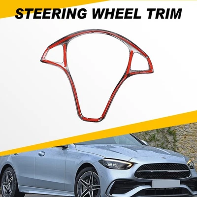 ABS Steering Wheel Cover Trim Bezels for 2016-2019 Mercedes Benz E Class W213 ED - Image 1 of 4