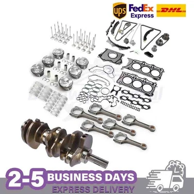 3.0T Engine Crankshaft Rods Pistons Gasket Bearing Valve Timing Kit For Maserati - Image 1 of 4