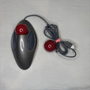 Logitech Trackman Marble Mouse T-bb14 Red - Picture 1 of 6