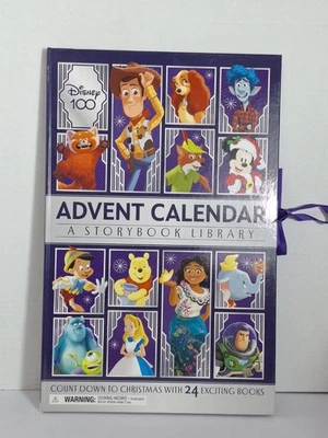 Disney 100 Advent Calendar a Storybook Library Countdown to Christmas Age 3+ NEW - Image 1 of 4