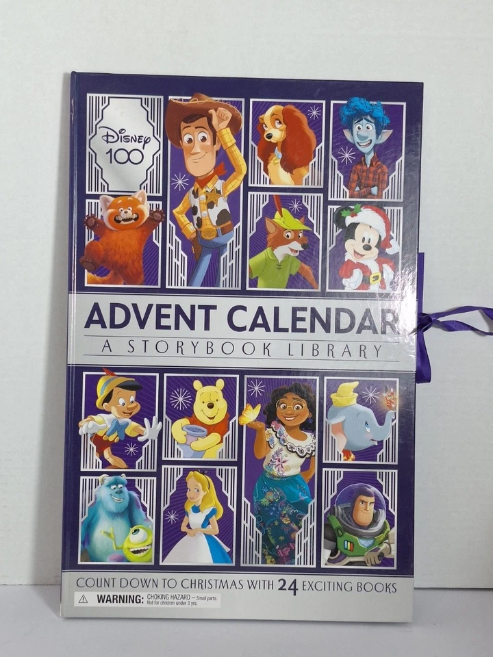 Disney 100 Advent Calendar a Storybook Library Countdown to Christmas Age 3+ NEW - Image 1 of 4