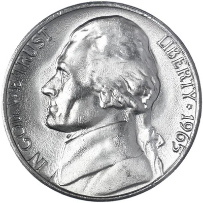 Moneda de Estados Unidos 1965 (P) Jefferson Nickel Choice BU ver fotos O413 Foto 1 de 3