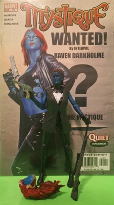 Marvel Legends MYSTIQUE /  ROGUE *CUSTOM*- X-MEN + GREAT COMIC MYSTIQUE # 24* - Image 1 of 4