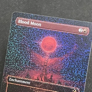 Mtg Blood Moon/Blood Moon English Version Confetti Foil - Picture 1 of 7