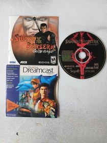 Sword of the Berserk: Guts' Rage (Sega Dreamcast, 2000) CIB W/Registration Card