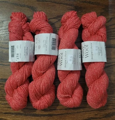 NEW 7 oz Lot 4 Elsebeth Lavold Silky Wool Designer's Choice 45% Wool 35% Silk - Image 1 of 4