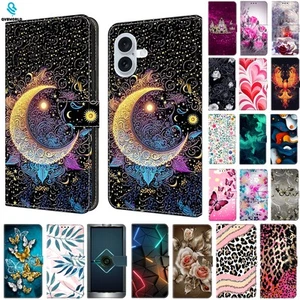 Flip Leather Wallet Case For Samsung Galaxy A3 A5 A6 A7 A8 A6+ Magnetic Cover - Picture 1 of 33