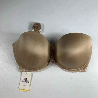 Sujetador para mujer b. tent'd 34DD beige nude push up sin tirantes convertible con aros Foto 1 de 4