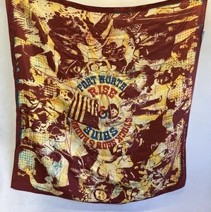 FORT WORTH STOCK SHOW & RODEO 2022 Silk Scarf 35" Square Limited Edition No. 253 - Picture 1 of 5