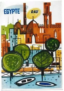 Original vintage poster EGYPT ARABIAN CITY MOSQ c.1960 - Picture 1 of 1