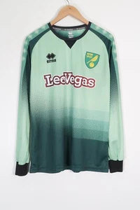 Norwich City GoalkeeperShirt Jersey 2018/2019 Mens Medium Green Errea - Imagen 1 de 12