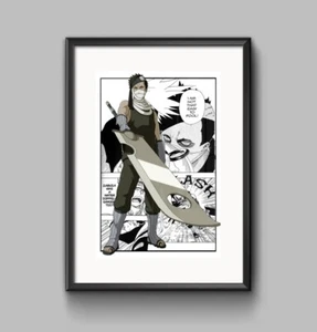 Zabuza A4 Poster - Naruto Shippuden - Anime Sleeve - Made in Italy - Picture 1 of 1