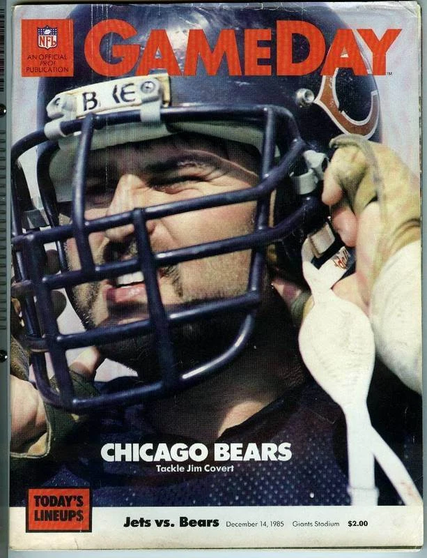 Program NFL New York Jets 1985 Chicago Bears Super Bowl - Image 1 of 1
