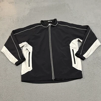 Chaqueta Footjoy Hombre Extra Grande Negra Blanca Dryjoys Tour Collection Cremallera Completa Golf Foto 1 de 4