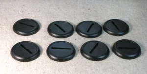 Lot Of 8 - 30mm Lipped Round Bases w Slot Warhammer 40k & AoS Bitz Heavy Gear - Picture 1 of 1