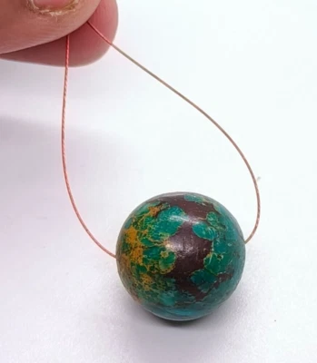 Maravilloso Único Antiguo Tibetano Turquesa Cuentas Piedra Para Hacer Joyas Foto 1 de 4