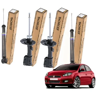 Kit 4 ammortizzatori Fiat Bravo 2 II 198 DAL 2007 MONROE RoadMatic Ant Post