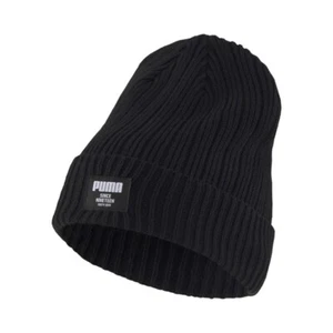 Puma Unisex Ribbed Classic Beanie/Hat - Picture 1 of 16